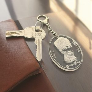 Şeffaf Pleksi Atatürk Anahtarlık