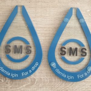 Özel Tasarım Cam Bardak Altlığı
